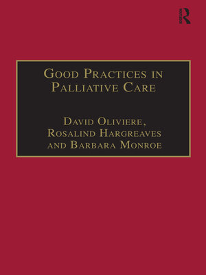 cover image of Good Practices in Palliative Care